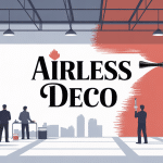 illustration airless deco application peinture chantier