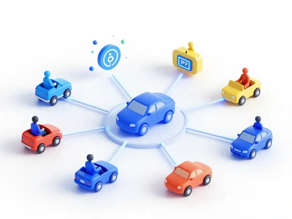 diagramme réseau connecté algocar