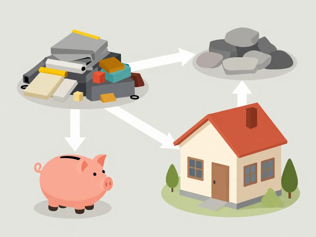 autoconstruction visuel budget économies matériaux