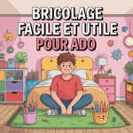 illustration bricolage facile et utile pour ado chambre créative