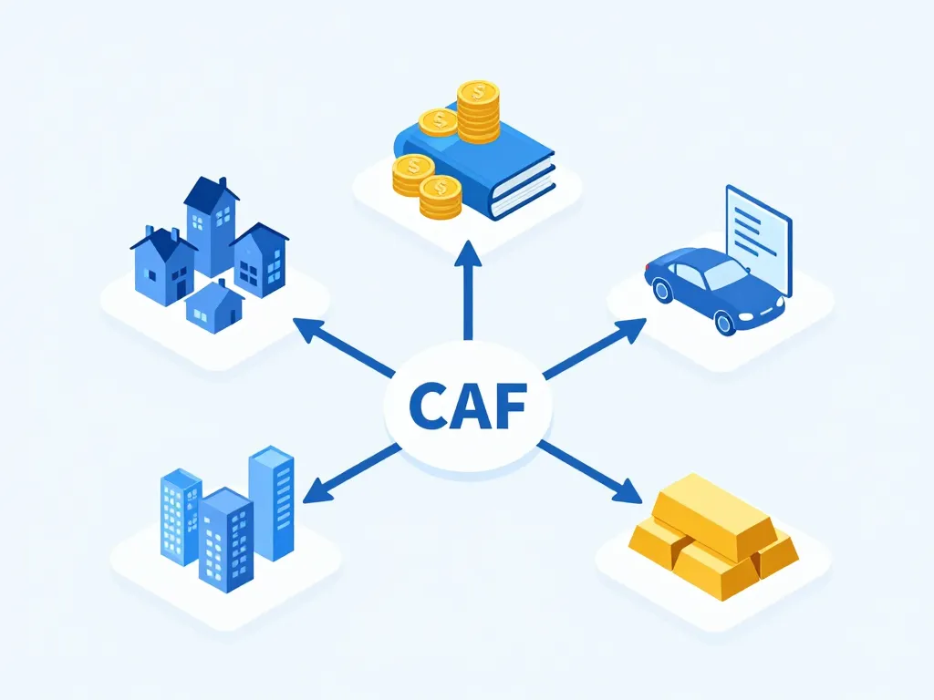 Diagramme déclaration de patrimoine pour les aides au logement caf immobilier et finances