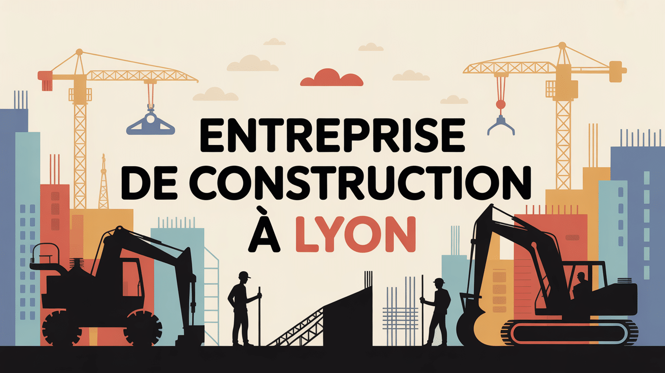 illustration chantier urbain entreprise de construction lyon