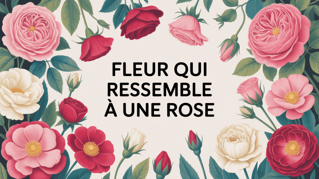 bouquet de fleurs qui ressemble à une rose en illustration