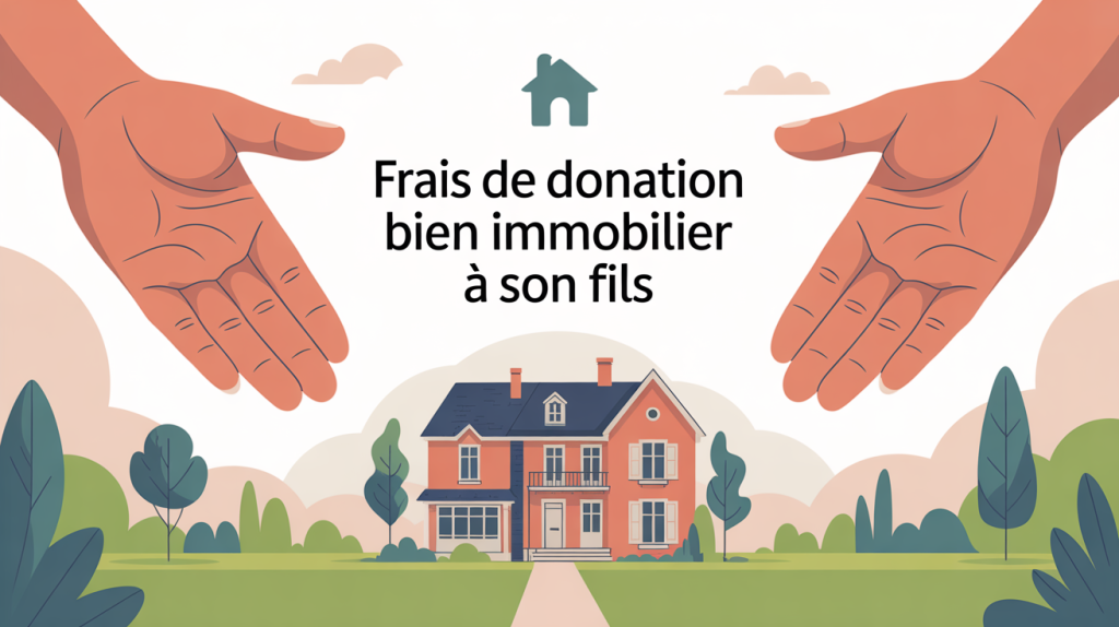 Transmission immobilière frais donation d'un bien immobilier à son fils