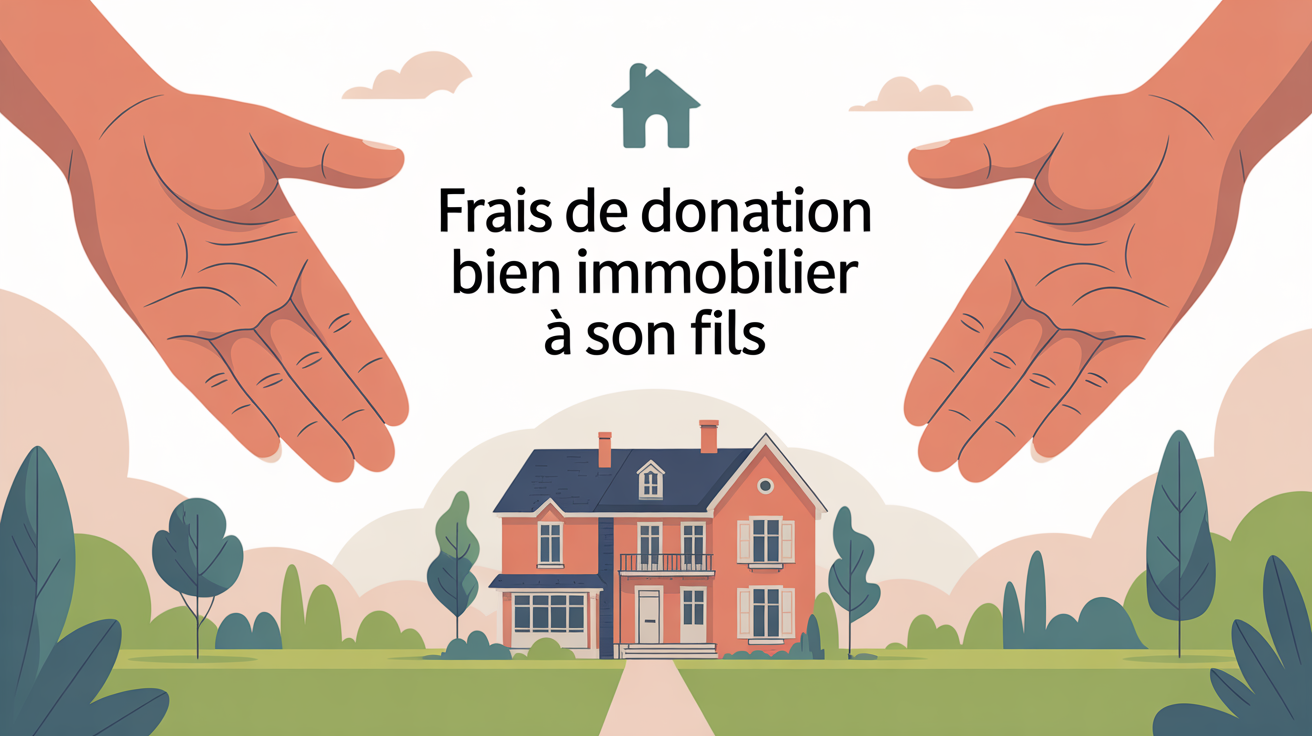 Transmission immobilière frais donation d'un bien immobilier à son fils