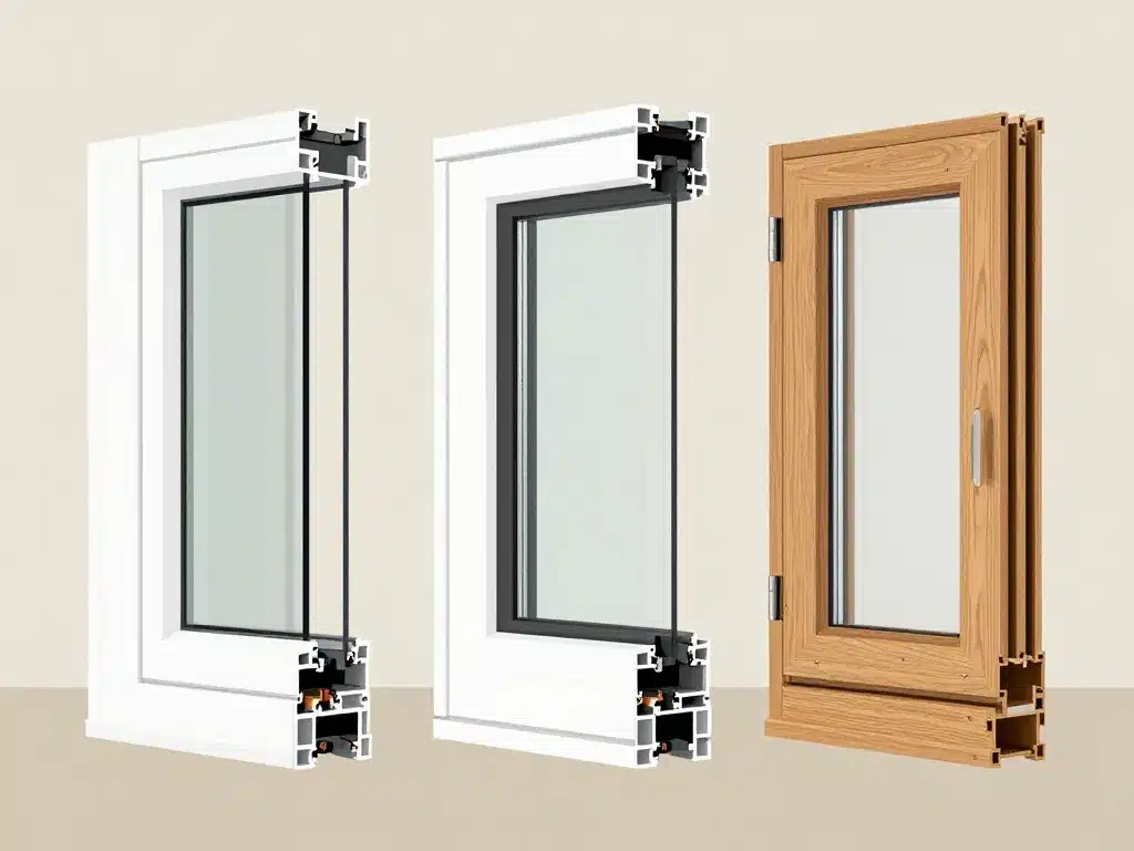 Comparatif matériaux fenêtres Internorm PVC aluminium bois
