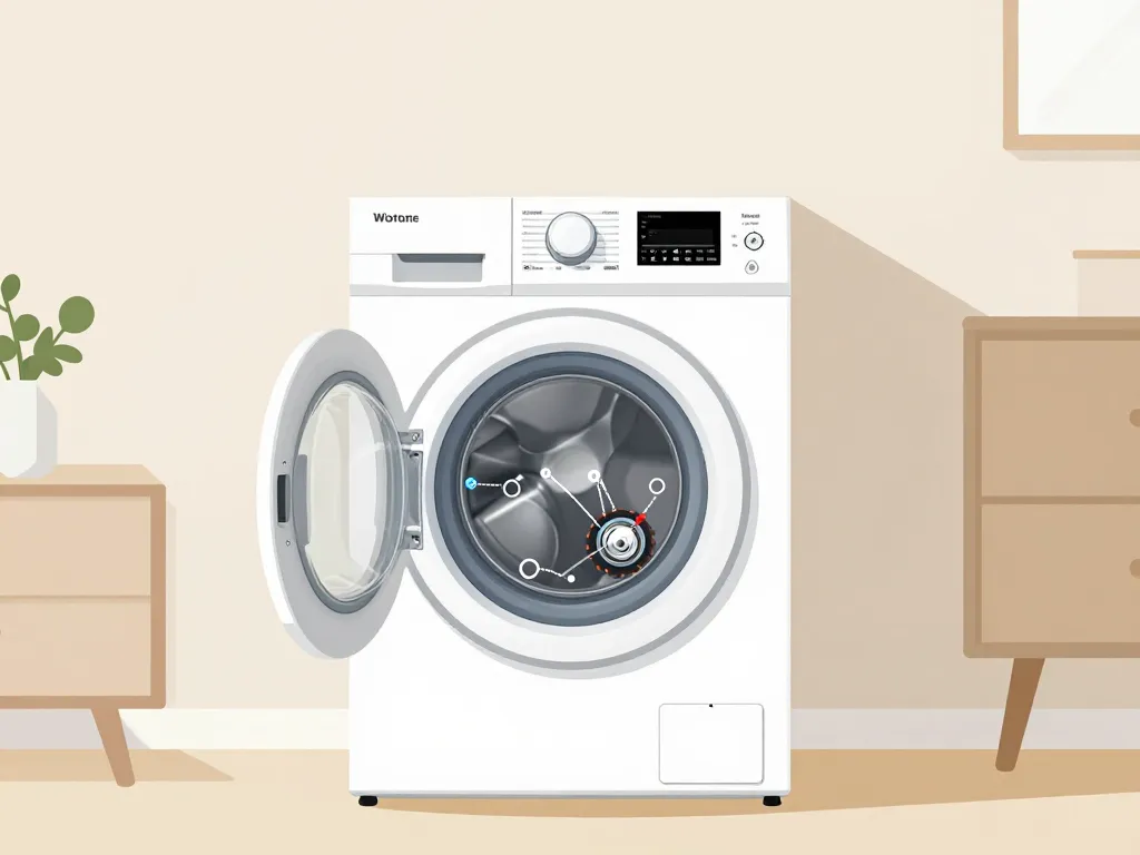 coupe lave linge top silencieux moteur inverter isolation