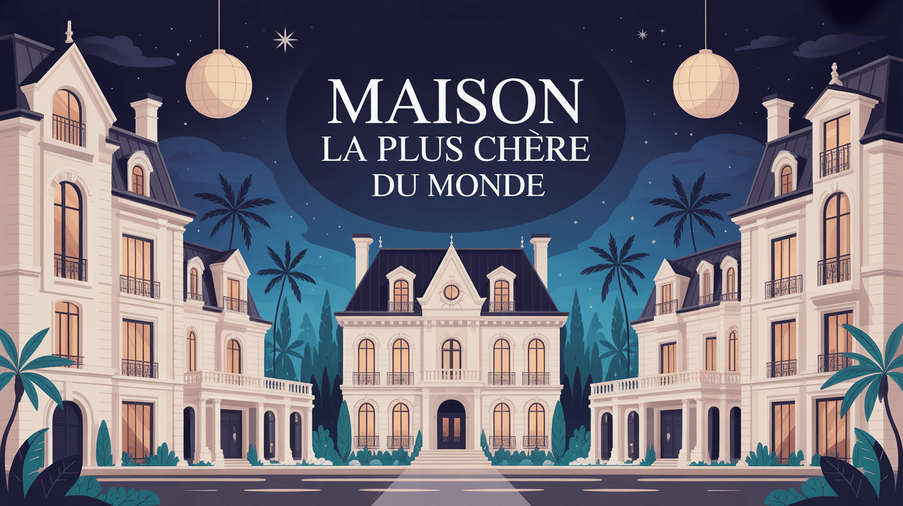 maison la plus chere du monde illustration luxe