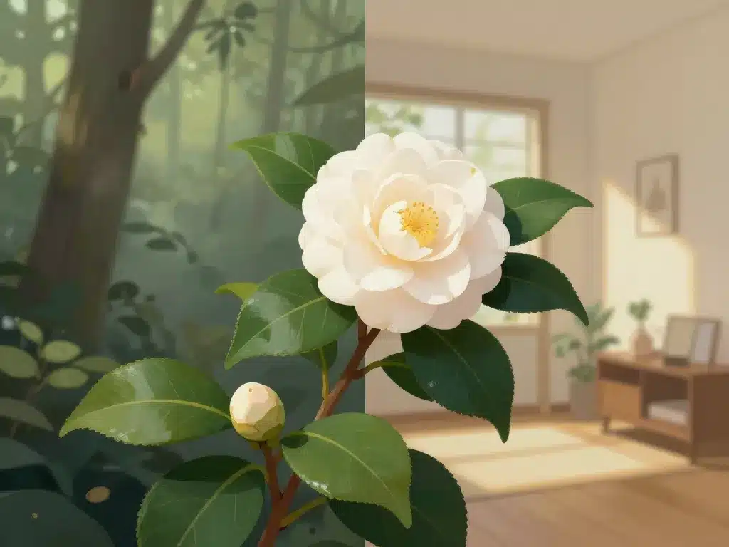 Peut on garder un camelia à l'intérieur illustration besoins naturels