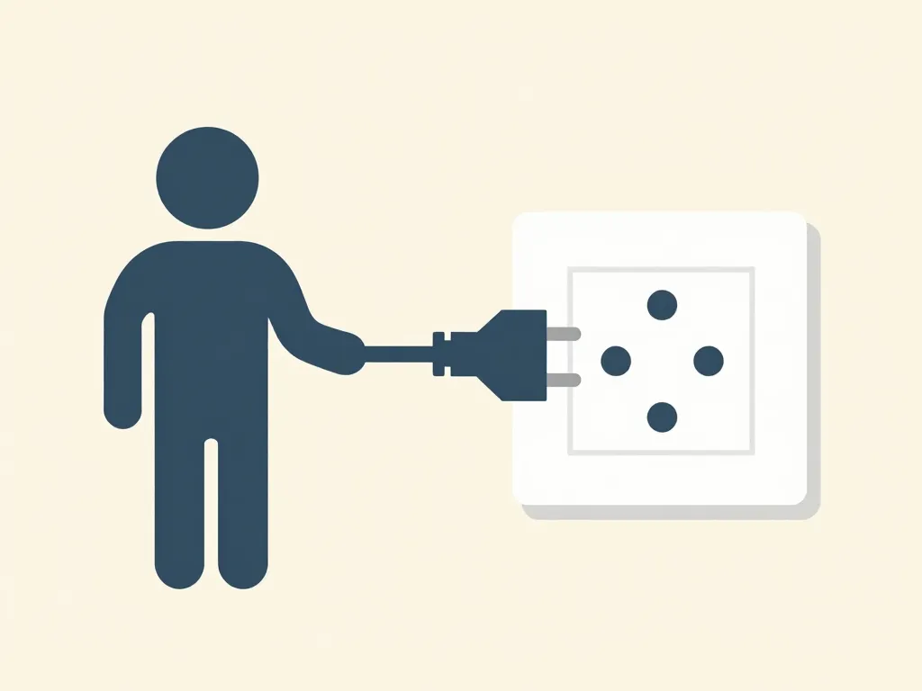 schéma prise de courant en anglais plug et socket