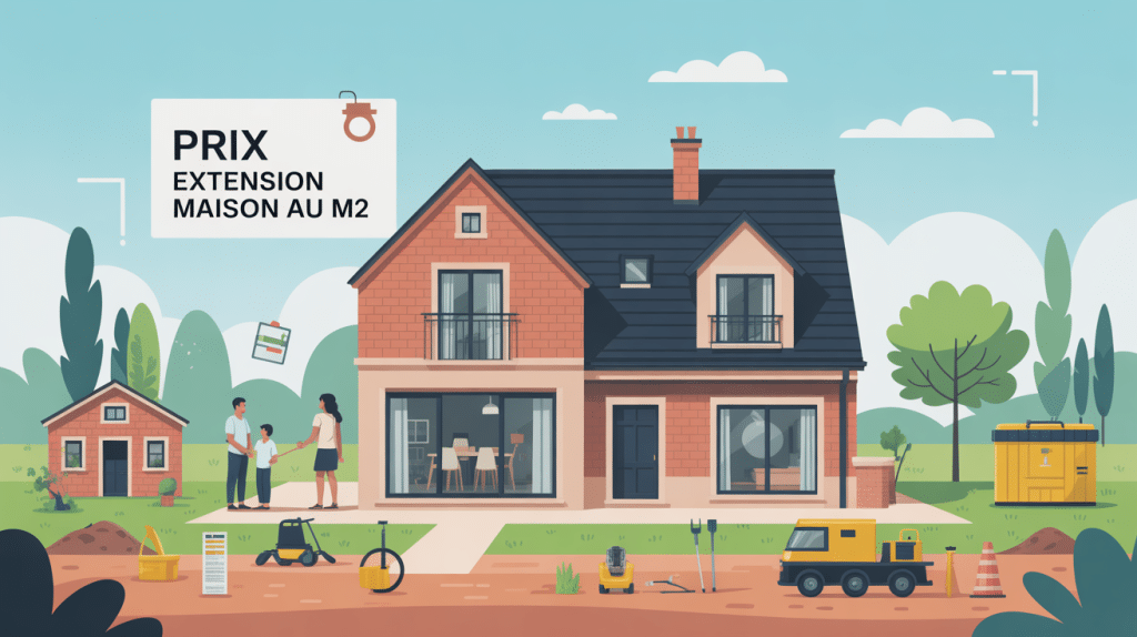illustration prix extension maison m2 estimation budgétaire