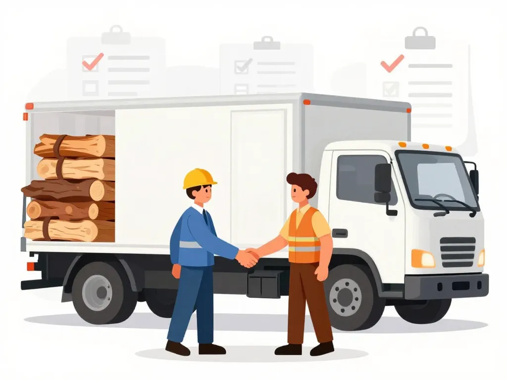 prix d'un semi remorque de bois de chauffage en 2m négociation achat checklist
