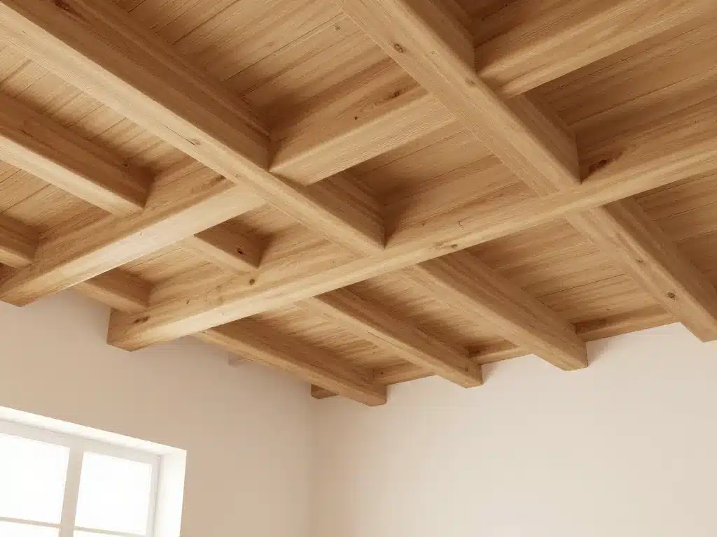 schéma structure plafond à la française poutres parallèles