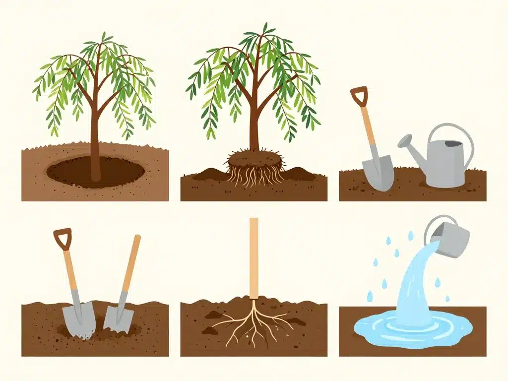 sophora pleureur guide plantation étape par étape