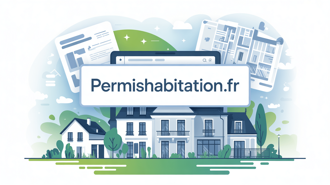 Illustration permishabitation.fr digital urbanisme France