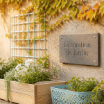 cache mur extérieur végétal et déco jardin