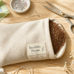 comment faire une bouillotte maison avec tissu et graines