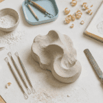 sculpture facile à réaliser sur plan de travail créatif