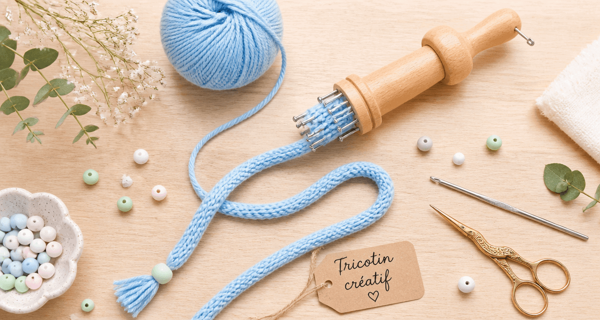 Tricotin comment faire cordon laine manuel