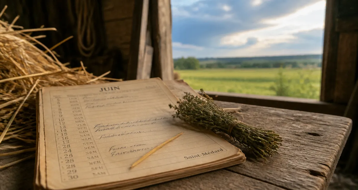 Dicton du mois de juin : calendrier Saint-Médard et météo