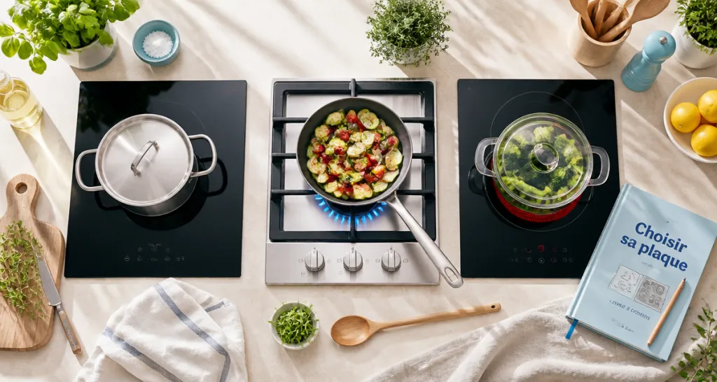 meilleur plaque de cuisson induction gaz vitrocéramique vue cuisine