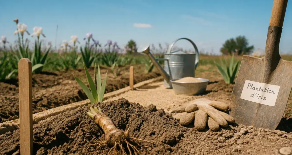 Quand planter des iris : rhizomes et plantation en plein soleil