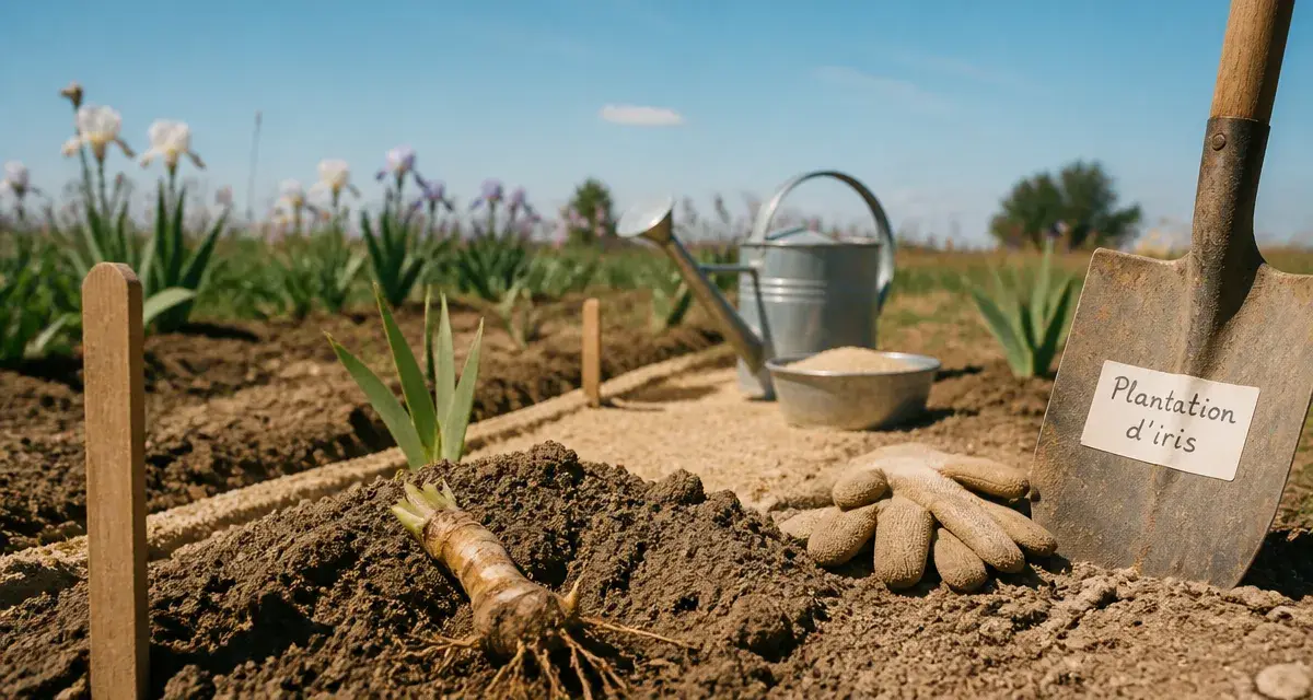 Quand planter des iris : rhizomes et plantation en plein soleil