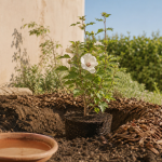 Quand planter un hibiscus en pleine terre : fosse de plantation pour hibiscus syriacus en sol