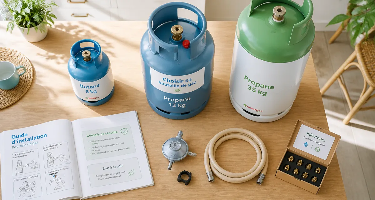 quelle bouteille de gaz pour gazinière butane propane accessoires