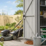 Cabane à outil de jardin en métal contre l’humidité