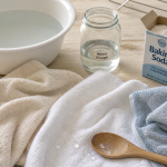 Comment avoir des serviettes de toilette moelleuse sans sèche-linge : 40 °C, eau tiède et vinaigre, serviettes éponge