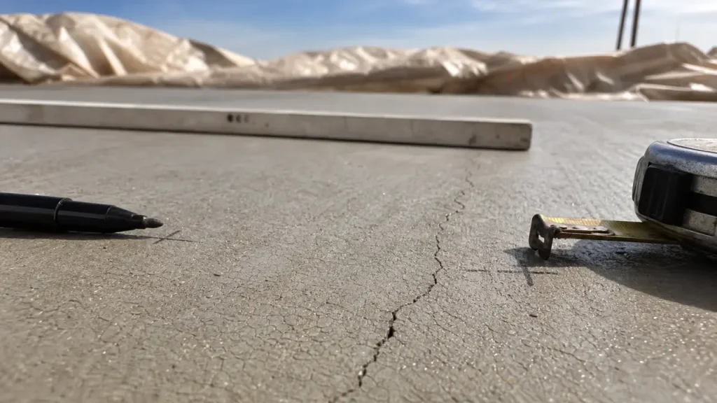 Dalle béton qui fissure au séchage : comprendre le retrait et agir avant que ça s&rsquo;aggrave