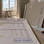 Devis placo en chantier : main-d’œuvre et fournitures, prix au m²