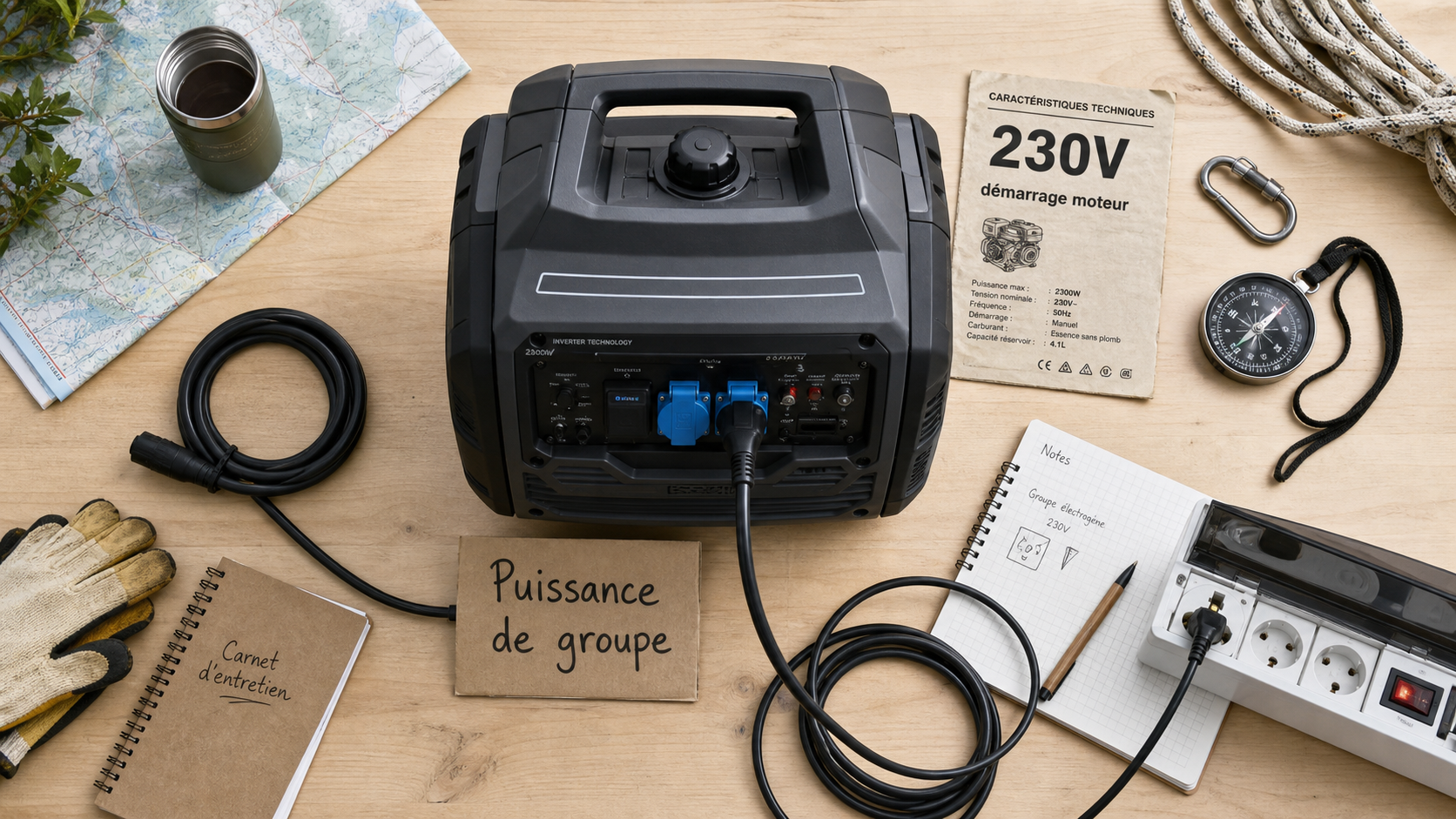 groupe electrogene puissance : comparer puissance nominale et pic de démarrage