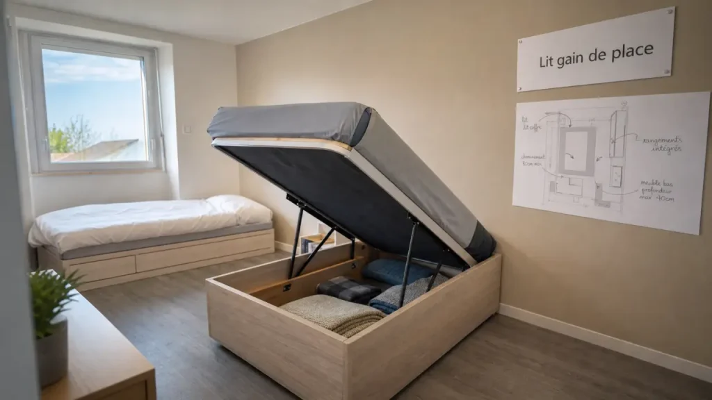 Lit pour petite chambre : comment optimiser l&rsquo;espace sans sacrifier le confort ?