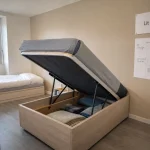 Lit pour petit chambre : lit coffre gain de place en chambre compacte
