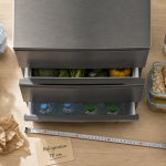 Meilleur réfrigérateur 70 cm largeur 375 à 450 L, vue de dessus cuisine