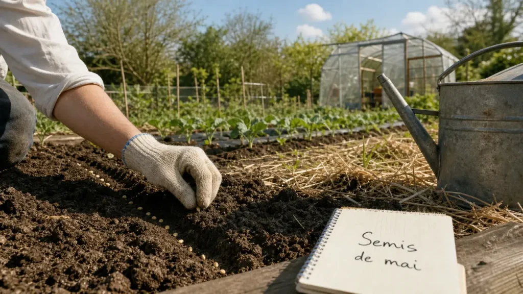 Que planter en mai au potager : semis de carottes, plants de tomates et attente des Saints de Glace
