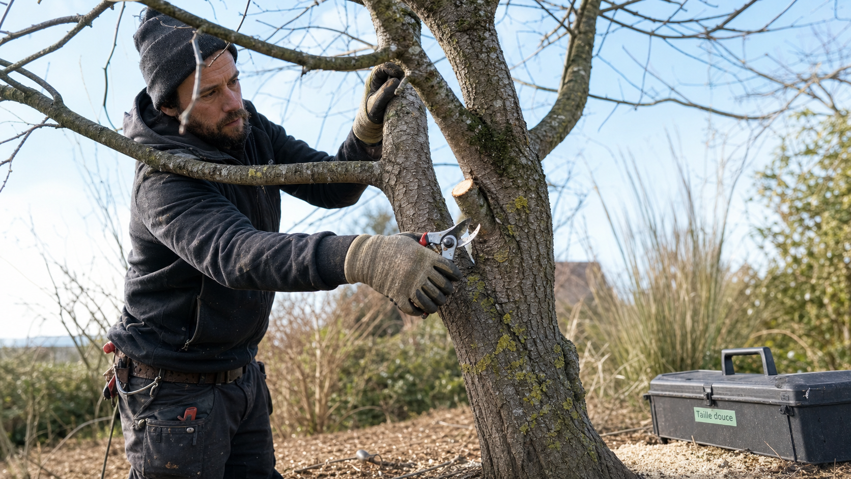 Taille des tilleuls en hiver : élagage doux