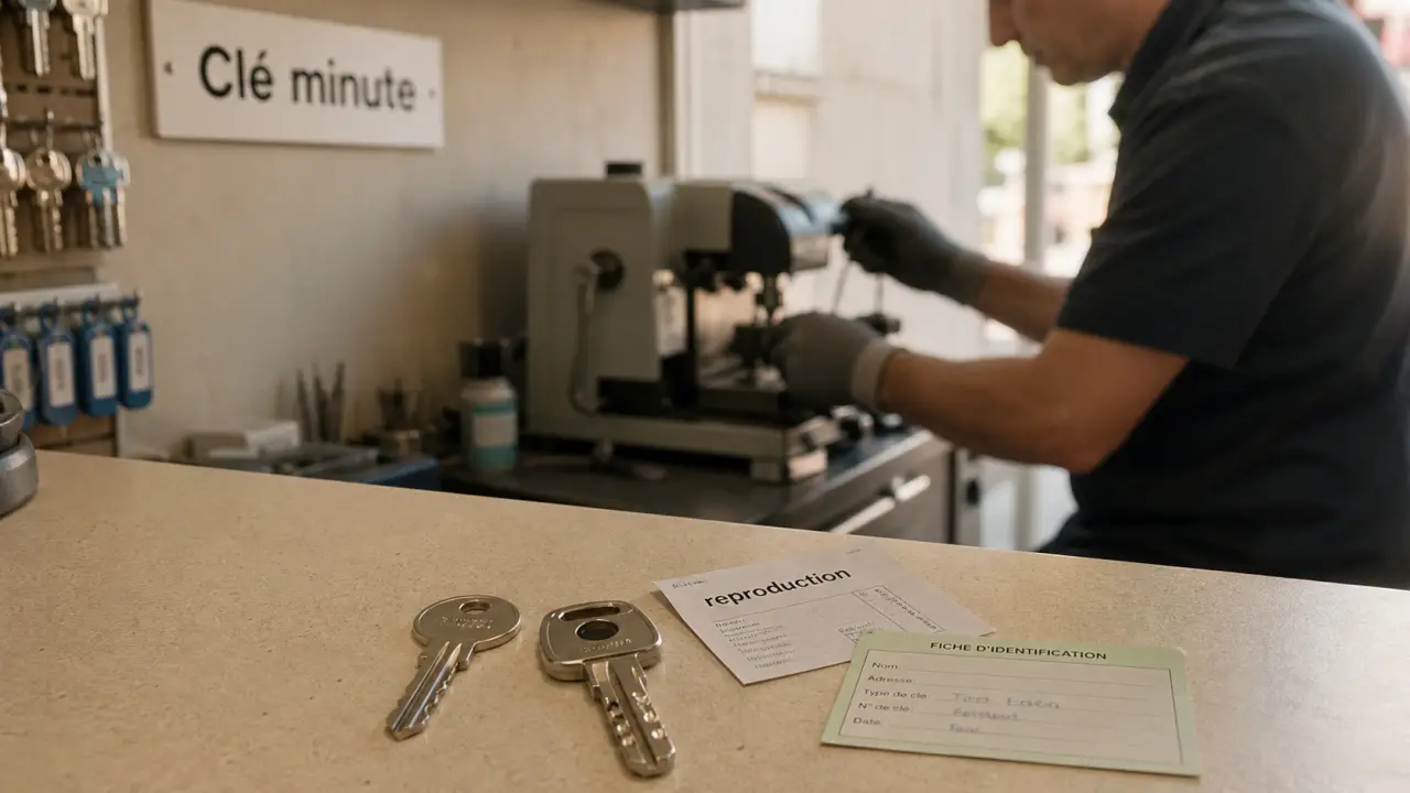 Clé minute : où refaire ses clés en ligne ou chez un serrurier, copie de clés sur comptoir