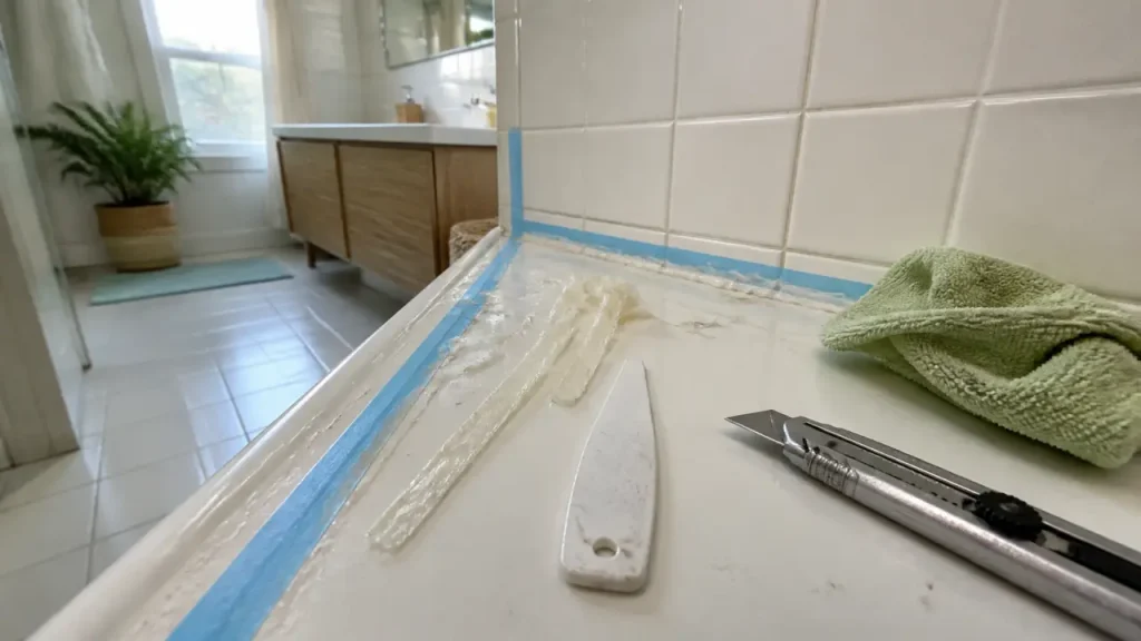 Silicone à retirer sans rayure : la méthode pour baignoire, carrelage et vitre