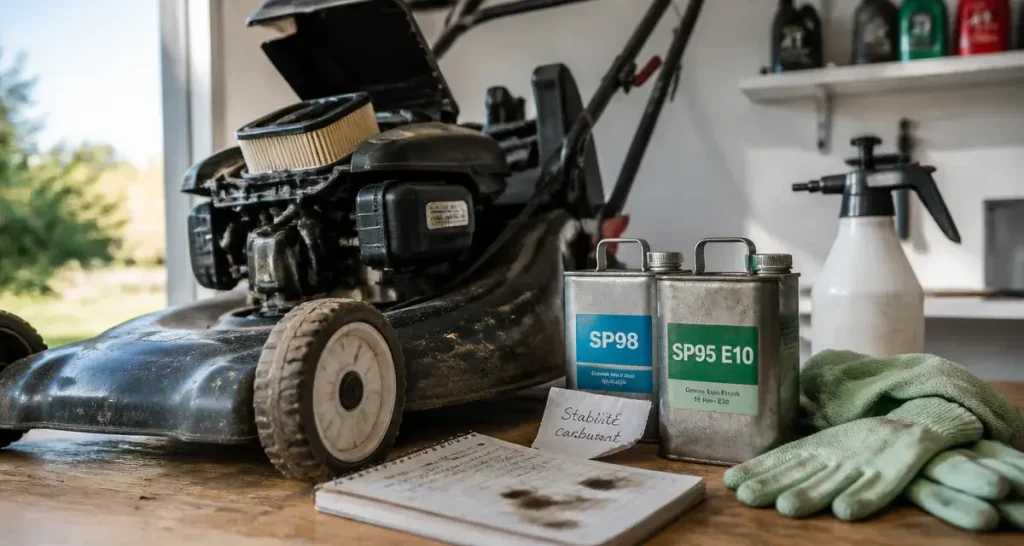 Tondeuse thermique : Pourquoi le SP98 est souvent préférable au SP95 E10
