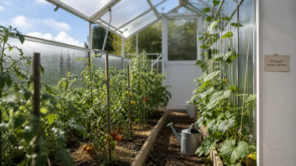 25 grands plants pour 10 m² de serre, sans étouffer vos cultures
