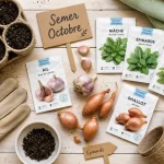 Que planter en octobre au potager : ail et mâche, semis d’octobre