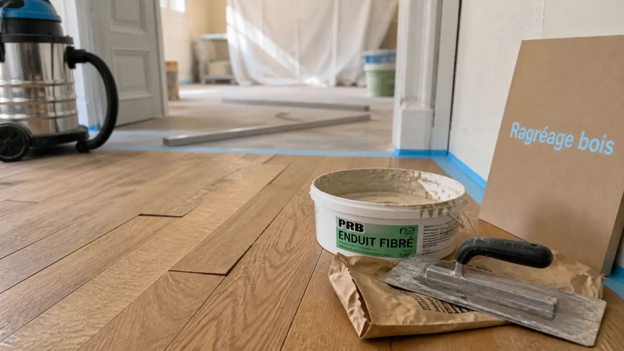 Ragréage sur plancher en bois : enduit fibré et erreurs qui fissurent le sol