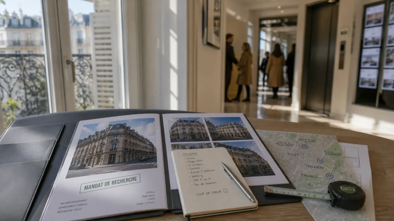 Chasseur immobilier Paris 16 : recherche de biens, quartiers et mandat