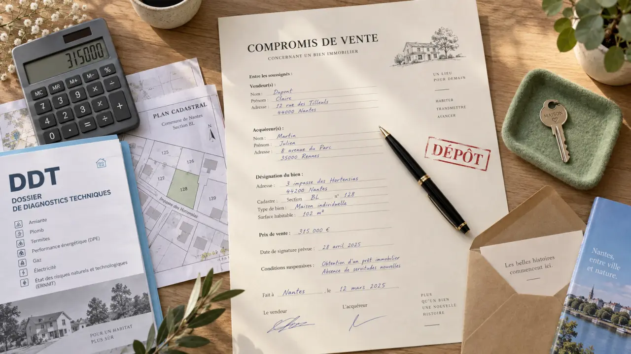 Compromis de vente modèle pdf : clauses à vérifier avant rétractation