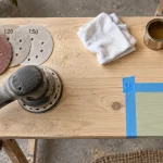 Poncer table bois sans creuser : papiers abrasifs grains et finitions