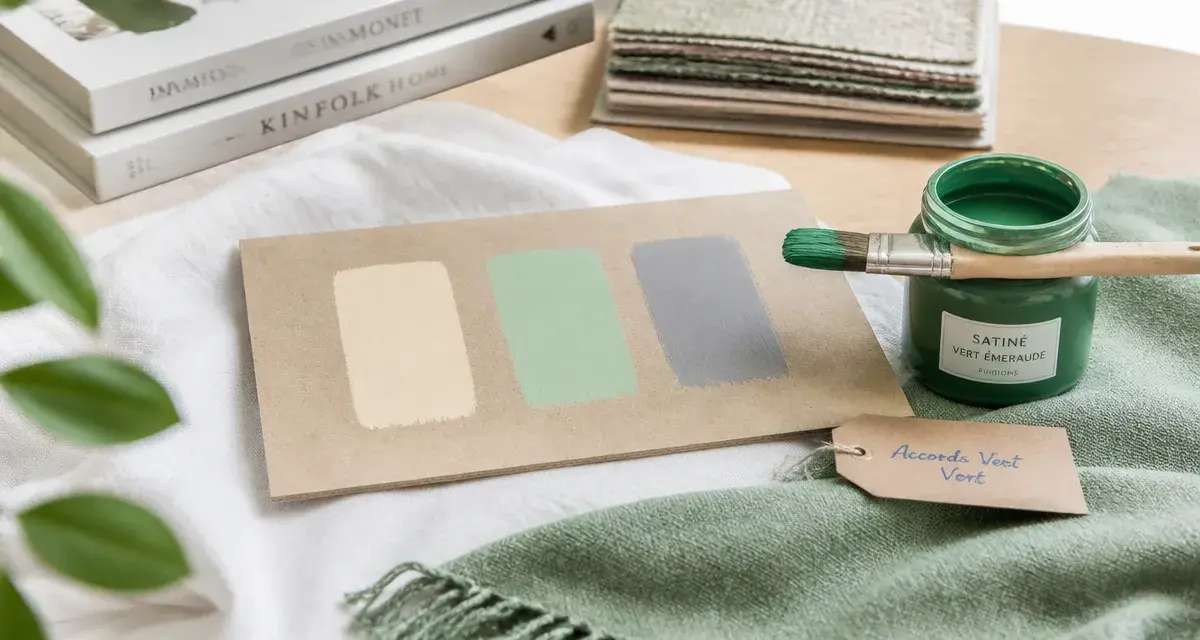 Quelle couleur avec le vert : harmonies et contrastes de couleurs vertes