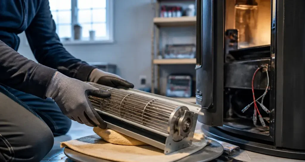 Ventilateur pour poêle à granulés : réparer la panne ou optimiser le confort ?